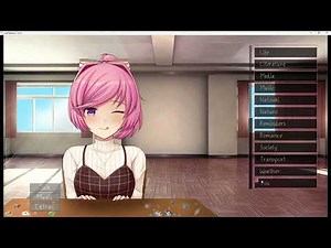 DDLC Just Natsuki mod - asking Natsuki how she feels and why she loves me, giving her 100 pats