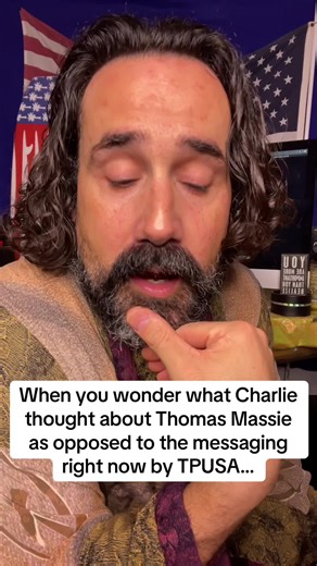 Go #thomasmassie there are very few in congress I can actually rally and get behind these days without a side eye. He is one of them. Thought it funny tpusa says they’re continuing Charlie’s legacy and yet here is one more thing they are doing the opposite of what he did. What do you think? Anywho. Gotta get some sleep. Love yall. Night 😴💤😘 #charliekirk #tpusa #americafirst #whatdoyouthink