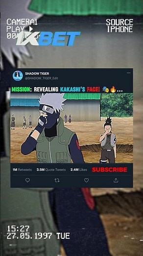 Mission: Revealing Kakashi's Face! 🎭🔥....