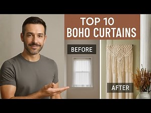 10 Boho Curtain Ideas That Will Instantly Elevate Your Space!