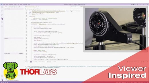 Python Automation of a Power Meter and Rotation Mount (Viewer Inspired) | Thorlabs Insights | Thorlabs