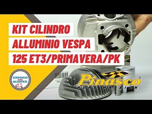 KIT CILINDRO PINASCO ALLUMINIO VESPA 125 ET3 PRIMAVERA PK - emporiodelloscooter.com
