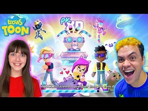 Luccas Neto playing PK XD for the first time.