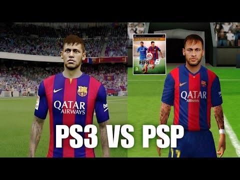 FIFA 15 PS3 vs PSP Full Comparison - Menu & Gameplay