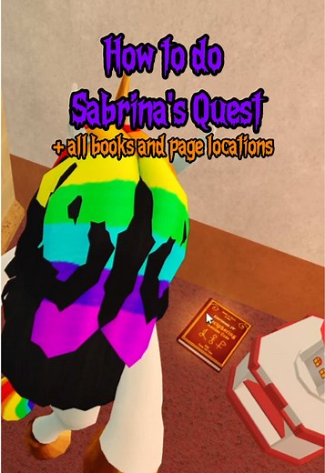 Sabrina Quest Book Locations and Page Location in Bloxburg! Halloween Spotlight Bloxburg Quest in roblox! #bloxburghalloween #bloxburghalloweenupdate #halloweenspotlightroblox