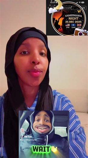 Plz hadey somalinimodu kuku weyntahay @aasheedguurta habenkeda garab istag, walahi wan shasheynah 25/12-25 ee kama maqnaden habenkeda aney sharaf i ahan legend inan tago wayo waxay iso garab istagtay malin anan tartan adag ku jiray oo anan aminsaneynen inuu qof gifter weyn ah inusan garab isinen