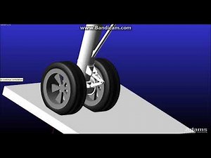 MSC Adams Multibody Dynamics Landing Gear by Mehmet Yıldırım