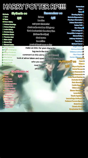 ALRIGHT PLEASE JOIN THIS TOOK LITERALLY SO LONG TO MAKE! #Hprp #Newrp #harrypotter #rp #harrypoterrp