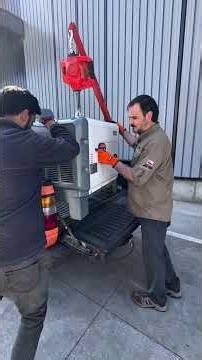 Tecle Grúa Pluma 400Kg Extensible Portátil Litio (piola sintética) #gruapluma #tecle #cargapesada