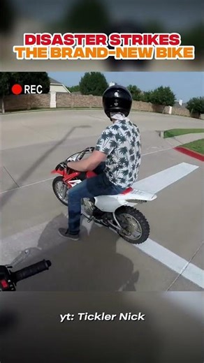 New Bike Gone in Seconds… Rider Crashes Right After Showing Off