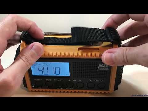 Raynic 5000 Weather Radio (Solar, Hand Crank, AM/FM/SW/NOAA Weather)