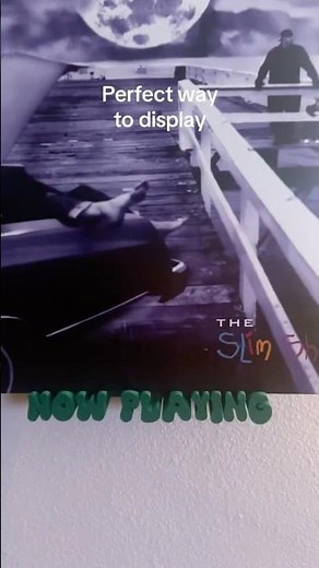 3D printed vinyl LP display shelf