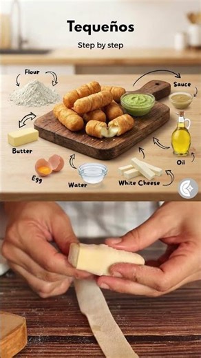 Tequenos recipe for you to cook at home - SO cheesy #cooking #dinnerideas
