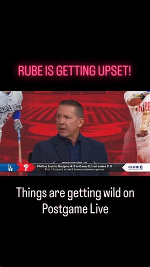 The NBC Sports Philly Postgame Live crew had themselves a moment following the Phillies 4-3 loss to the Dodgers in NLDS Game 2. #MLB #Phillies #RingTheBell #RedOctober #Postseason 🎥 NBCS Philly | Sports Talk Philly