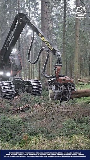 Smart Tree Harvesting Machine Innovation for High - Speed Timber Processing