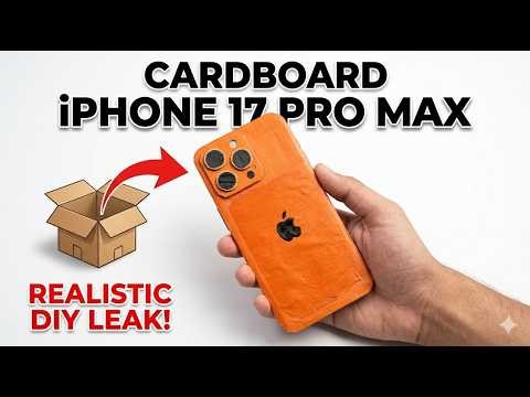 Cardboard iPhone 17 Pro Max Making at Home | DIY Craft