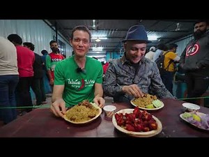 Mark Wiens! 1 000 Kg. BIRYANI JACUZZI - Giant Indian Food Biryani Tour in Bengaluru India