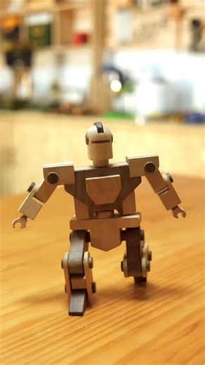 1.8K views · 12 reactions | Finally, we made a wooden robot toy for my kid 烙蝹 Nothing beats creating something fun from scrap wood! Want to see the next toy? Stay tuned! ✨ #WoodenToy #DIYWoodcraft #Woodworking #WoodRobot #HandmadeToy #FatherAndChild #CreativeWeekend #StayTuned #WoodArt #RecycledWood #TrendingNow | WoodArt | Facebook