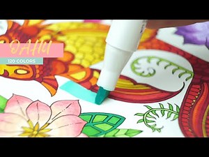 Ohuhu Markers 120 Colors Set Show