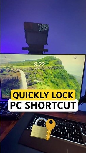 Quickly lock your PC (WINDOWS+L)