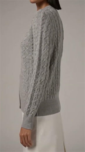 Doria Women’s 100% Wool Cable Knit Cardigan | Cozy Winter Essential ❄️ Shop Now!