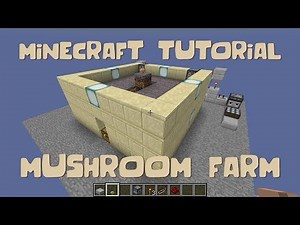 Tutorial Mushroom Farm for Minecraft 1.12