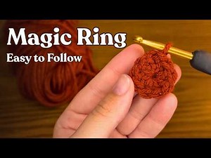 How to Crochet a Magic Ring for Beginners | Easy Step-by-Step Tutorial