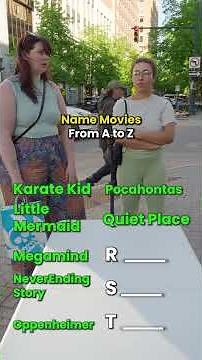 Name Movies From A to Z