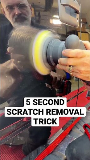 Using the "5-5-5" method to eliminate car scratches!