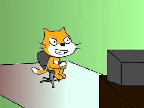 Scratch Cat Rage Quits [terrible quality capture]