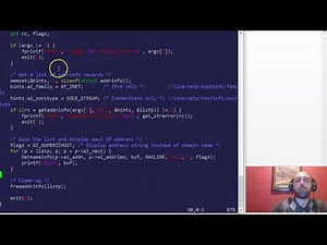 CS 270 L16 pt1 - getaddrinfo and getnameinfo example