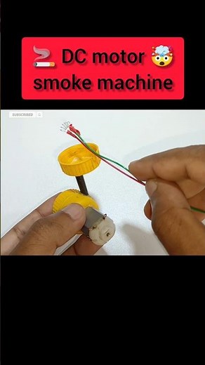 How To Make Mini Smoke Machine From Dc Motor at Home | Homemade Smoke Machine #youtubeshorts #viral