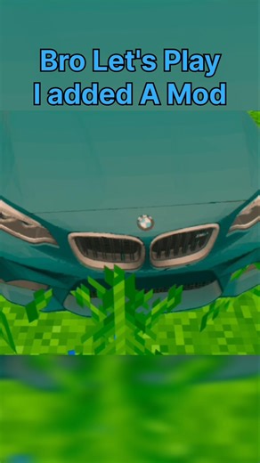 Minecraft New Car Mod #shorts #minecraft #bmw