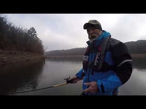 Beaver Lake Arkansas Crappie Guide Greg Robinson fishing standing timber