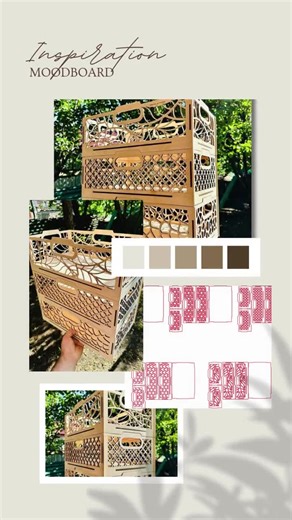 Beautiful Wooden Stackable Storage Box Bundle Nine Laser Cut Stackable Templates Digital Files SVG DXF AI Pdf Decorative Storage Box - Etsy