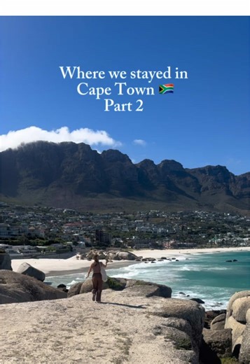 Beach holiday in Cape Town, South Africa? 😍🇿🇦 #beach #travel #southafrica #campsbay #camandjames