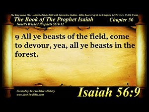Isaiah Chapter 56 - Bible Book 23 - Holy Bible Audio Text - King James Read Along Bible