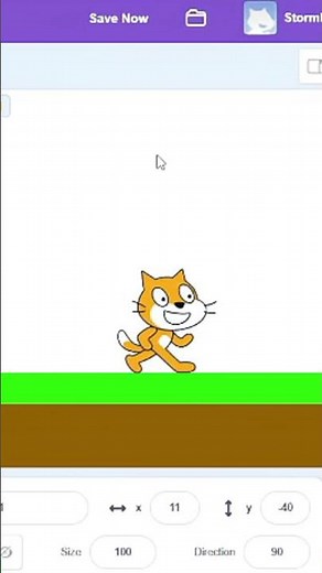 How to make simple gravity in scratch!! #scratch #scratchtutorial