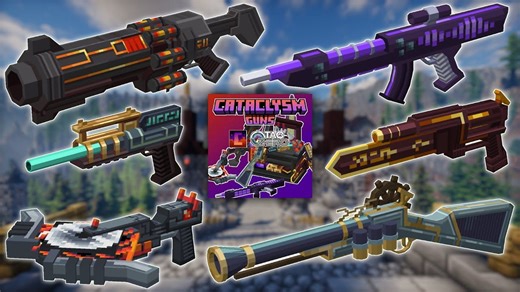 【模组展示】Minecraft TaCZ灾变枪械包：全武器实况介绍 | v1.0 | 作者：xXStrayXx