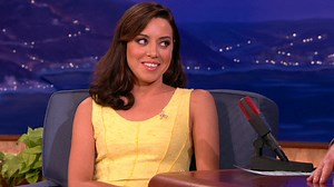 Aubrey Plaza went overboard for her friend's bachelorette party. #CONAN | Team Coco