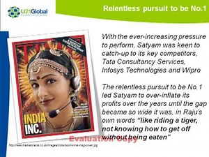 Video Case - The Satyam Scandal