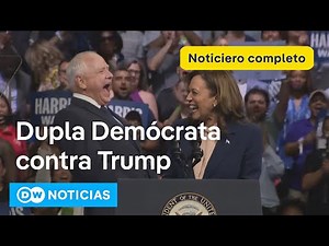 🔴 DW Noticias del 6 de agosto: Kamala Harris y Tim Walz contra Trump [Noticiero completo]