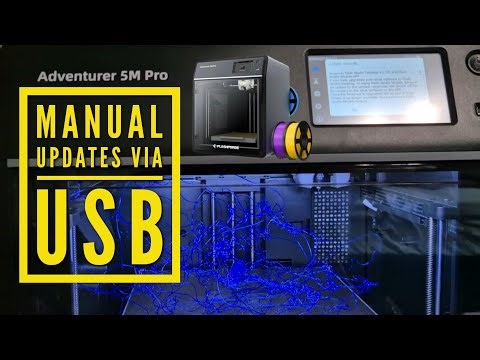 How to Manually Update Firmware Via USB on Flashforge Adventurer 5M Pro