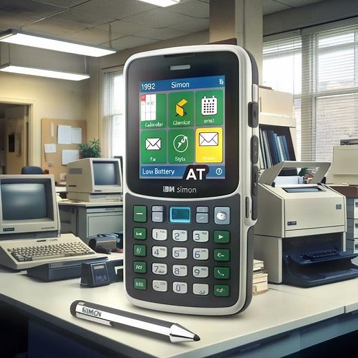 The First Smartphone Ever: IBM Simon Personal Communicator (1992) 📱