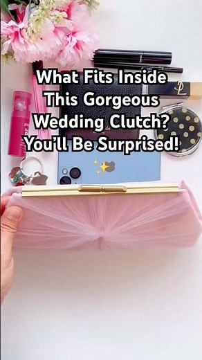 What Fits Inside This Elegant Wedding Clutch | Perfect Bridal Purse for Your Big Day #bridalguide