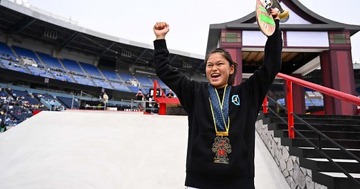 13-year-old Onodera Ginwoo makes X Games history in Chiba as youngest-ever men's street skateboarding champion