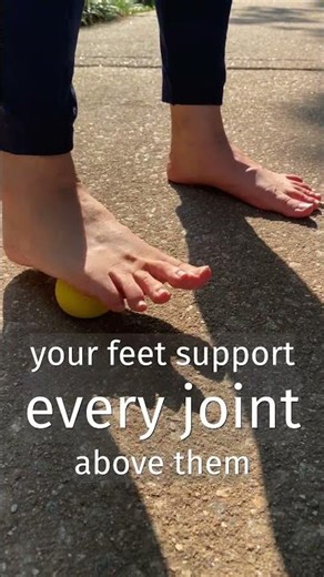 Racquetball. Supports foot strength, ankle mobility & balance. Helps heal & prevent issues.