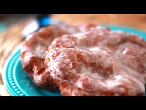 Deep Fried Apple Fritters 🍎 Fast and Easy Homemade Recipe
