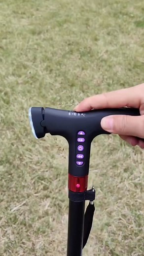 74K views · 629 reactions | ⭐ Product Link in Comments!⭐ AGPTEK Folding Walking Cane – Adjustable, LED Light, Alarm, Quad Base, Heavy-Duty | YTshop | Facebook