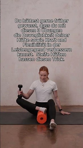 3 Übungen für mehr Beweglichkeit, Kraft & Flexibilität in der Leiste (Anfänger) #hüfte